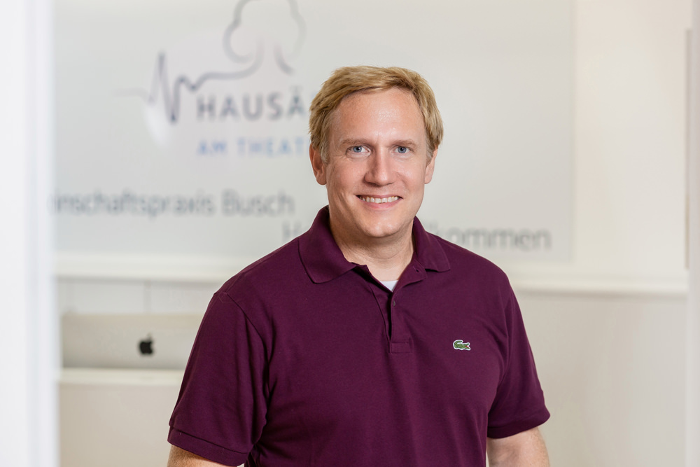 Hausärzte Mönchengladbach - Hausärzte am Theaterpark - Team - Nils Peter Busch